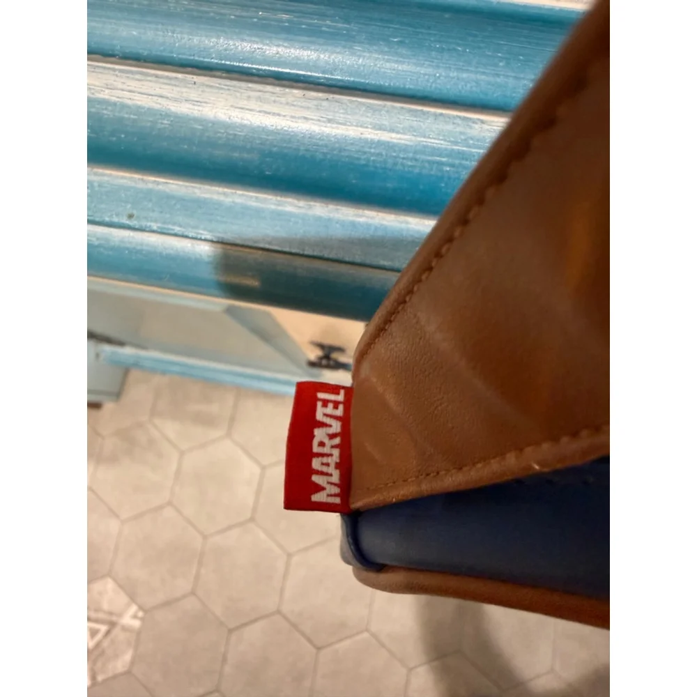 Women's Disney Store Captain Marvel Blue Red Crossbody Bag One Size - Picture 4 of 6